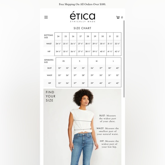 Etica Devin Rework Wide Leg Crop Jean - Picture 5 of 8